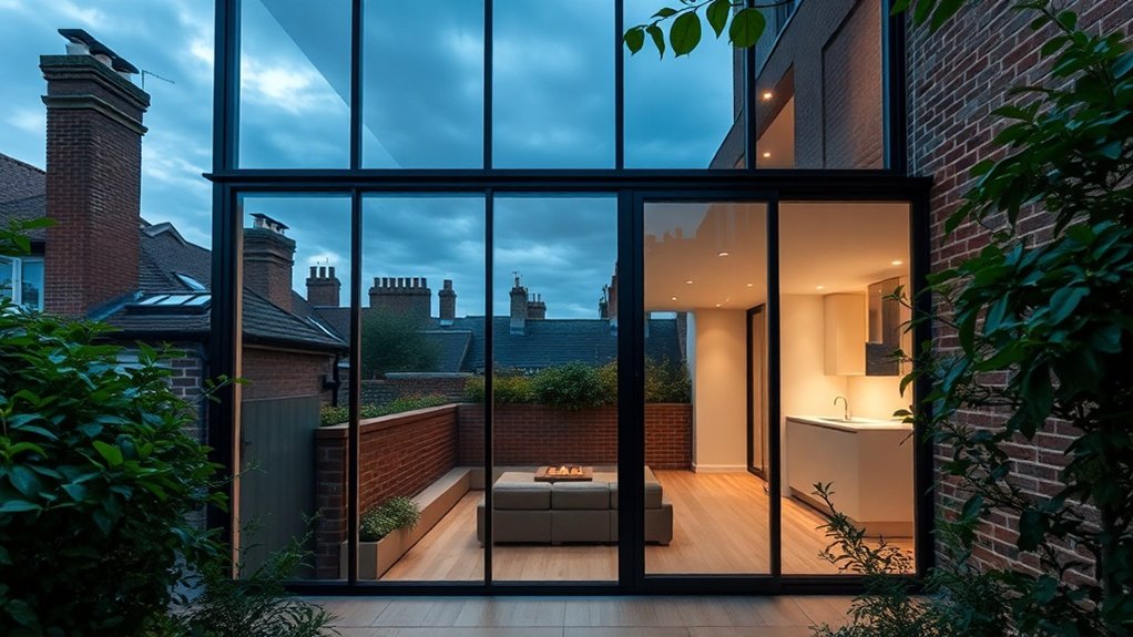 Glass Extension Walls London