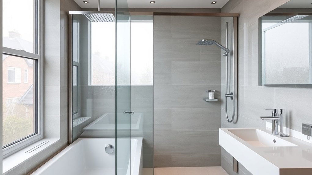 Semi-Frameless Shower Screens London