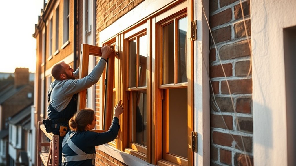 Wooden Window Installation London